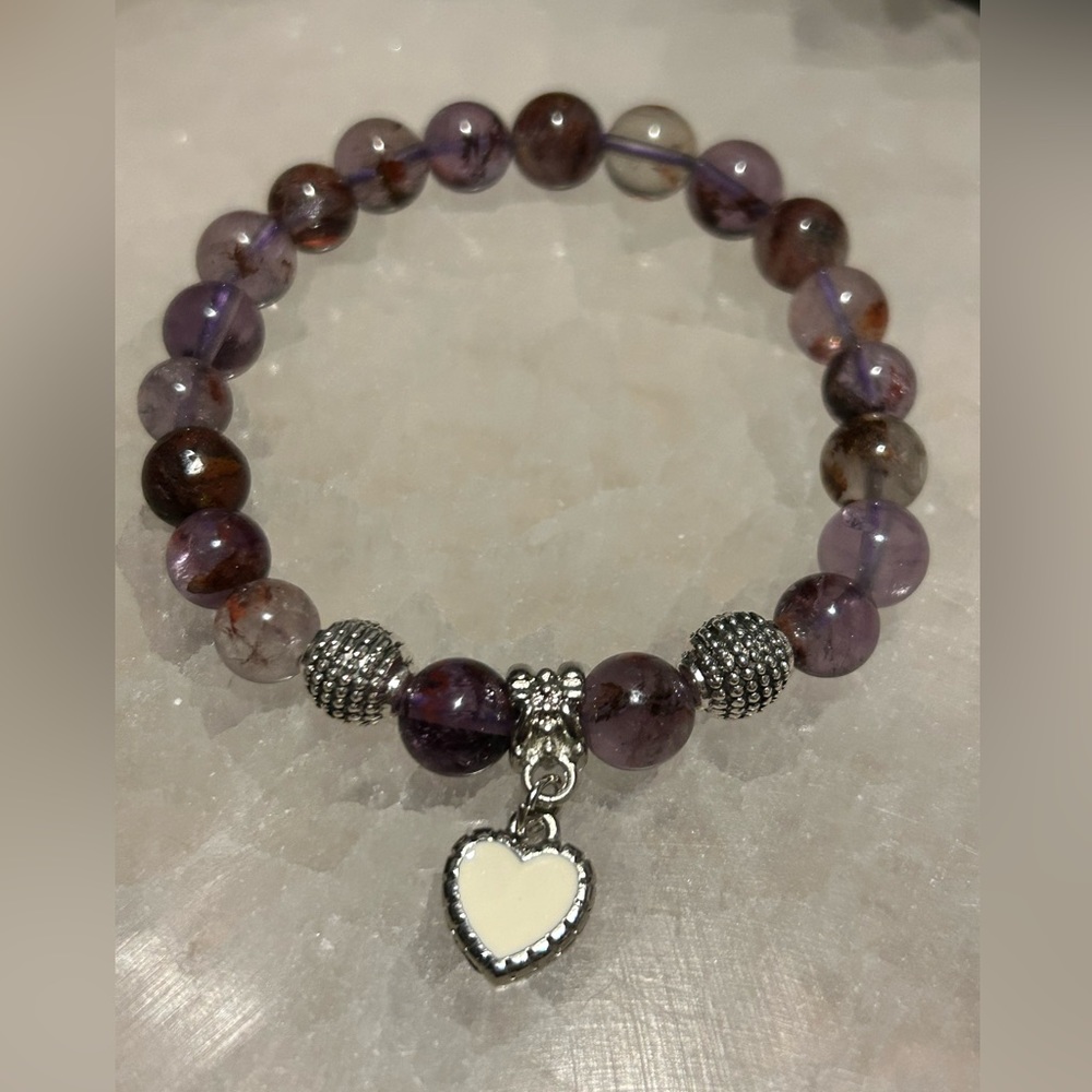 Purple garden quartz